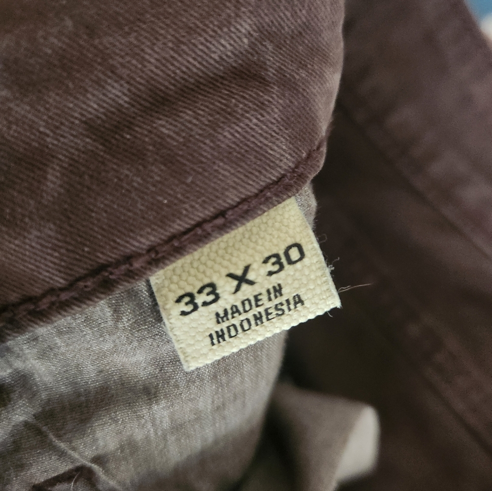 Flint and Tinder 365 Chino Pant - 33x30 Chocolate Athletic Fit - Picture 5 of 5